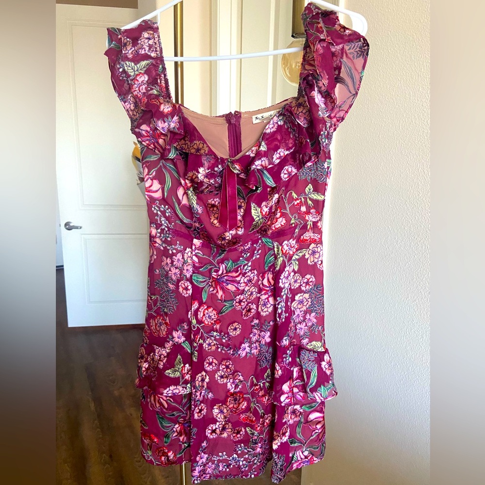 For Love & Lemons floral mini dress
